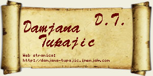 Damjana Tupajić vizit kartica